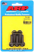 ARP 751-1000 Bolt Kit, 5/16-24 Inch Thread, 1 Inch Length, 3/8 Inch Hex Head, Chromoly Steel, Black Oxide Coating, Set of 5