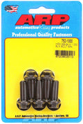 ARP 752-1000 Chromoly 3/8-24 Thread Bolt Kit, 1 Inch Length, Black Oxide Finish, Set of 5