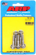ARP 760-1003 Stainless Steel Bolt Kit, 6mm x 1.00 x 30mm, Polished Hex Head, Set of 5