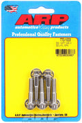 ARP 770-1003 Stainless Steel Bolt Kit with 6mm x 1.00 Thread, 30mm Length, 12-Point Head, Polished Finish, Set of 5