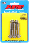 ARP 770-1006 Stainless Steel Bolt Kit with 6mm x 1.00 Thread, 45mm Length, 12-Point Head, Polished Finish, Set of 5