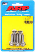 ARP 771-1002 Stainless Steel Bolt Kit with 8mm x 1.25 Thread, 25mm Length, 12-Point Head, Polished Finish, Set of 5