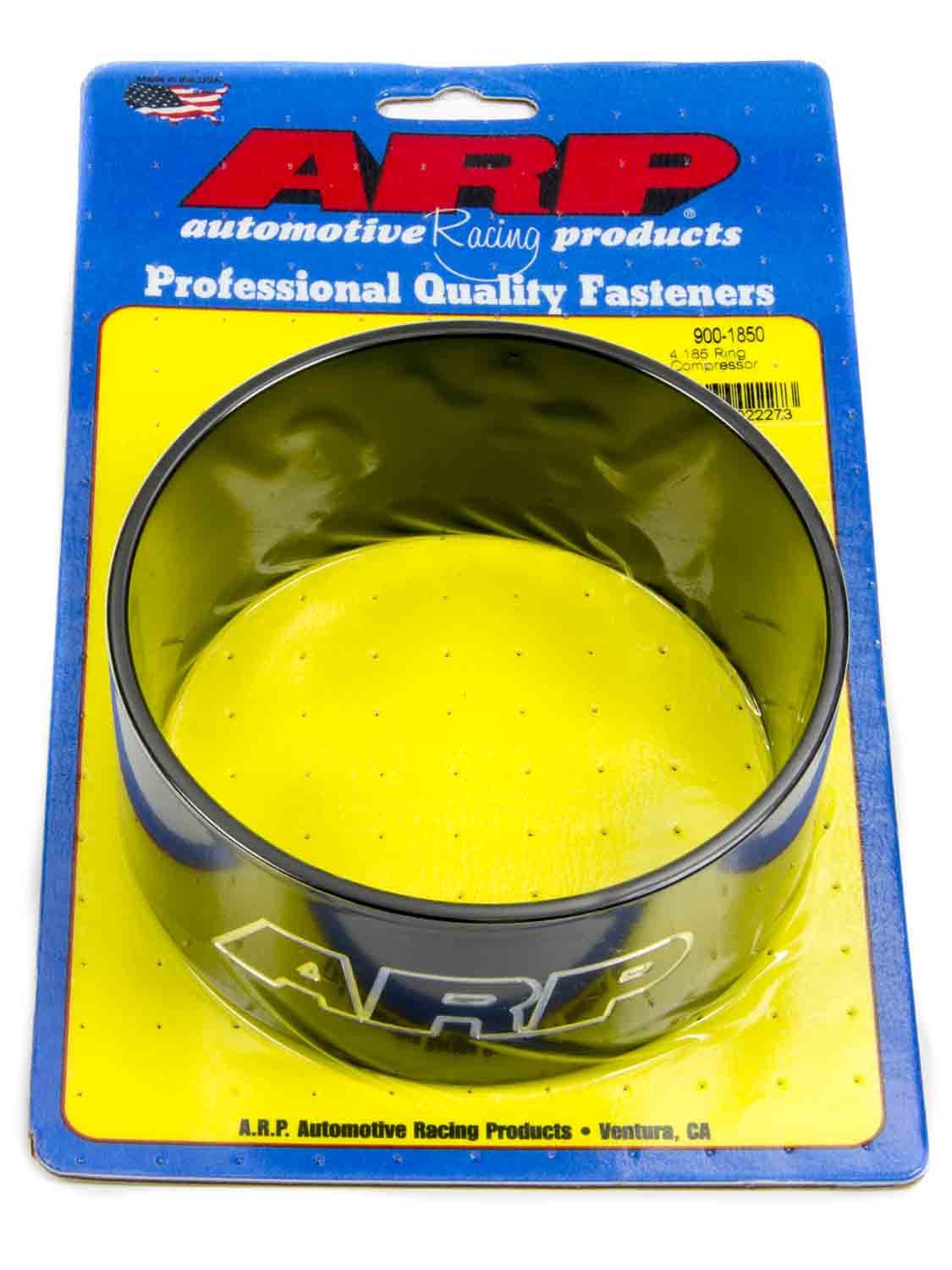 ARP 900-1850 Tapered Piston Ring Compressor for 4.185 Inch Bore, Aluminum Black Anodized