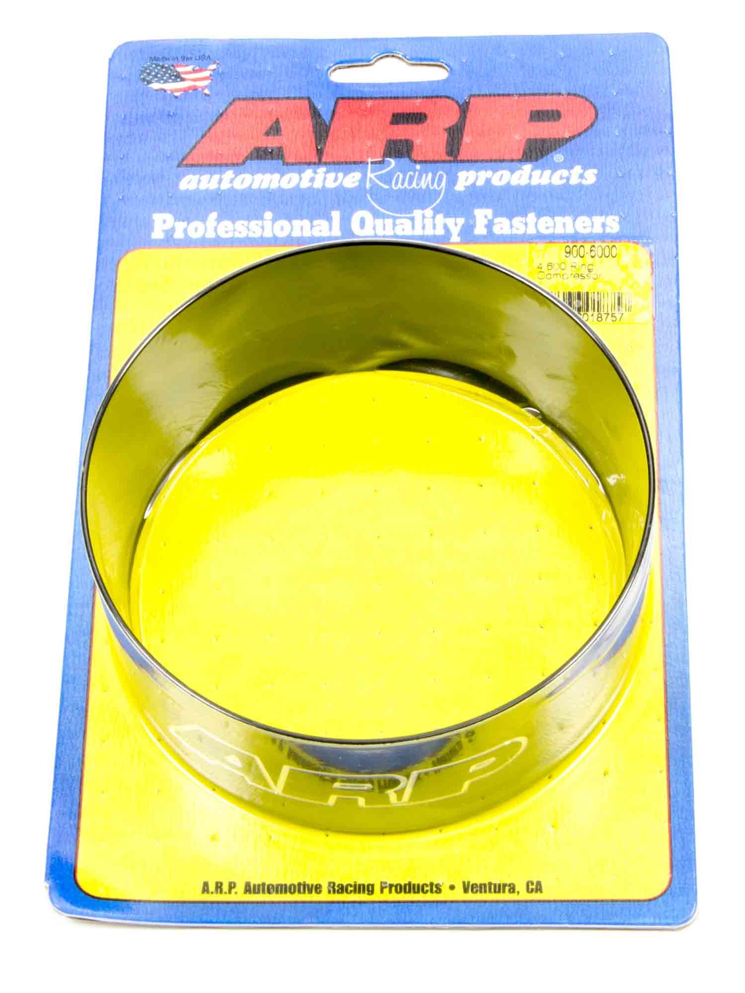 ARP 900-6000 Piston Ring Compressor for 4.600 Inch Bore, Tapered, Aluminum, Black Anodized