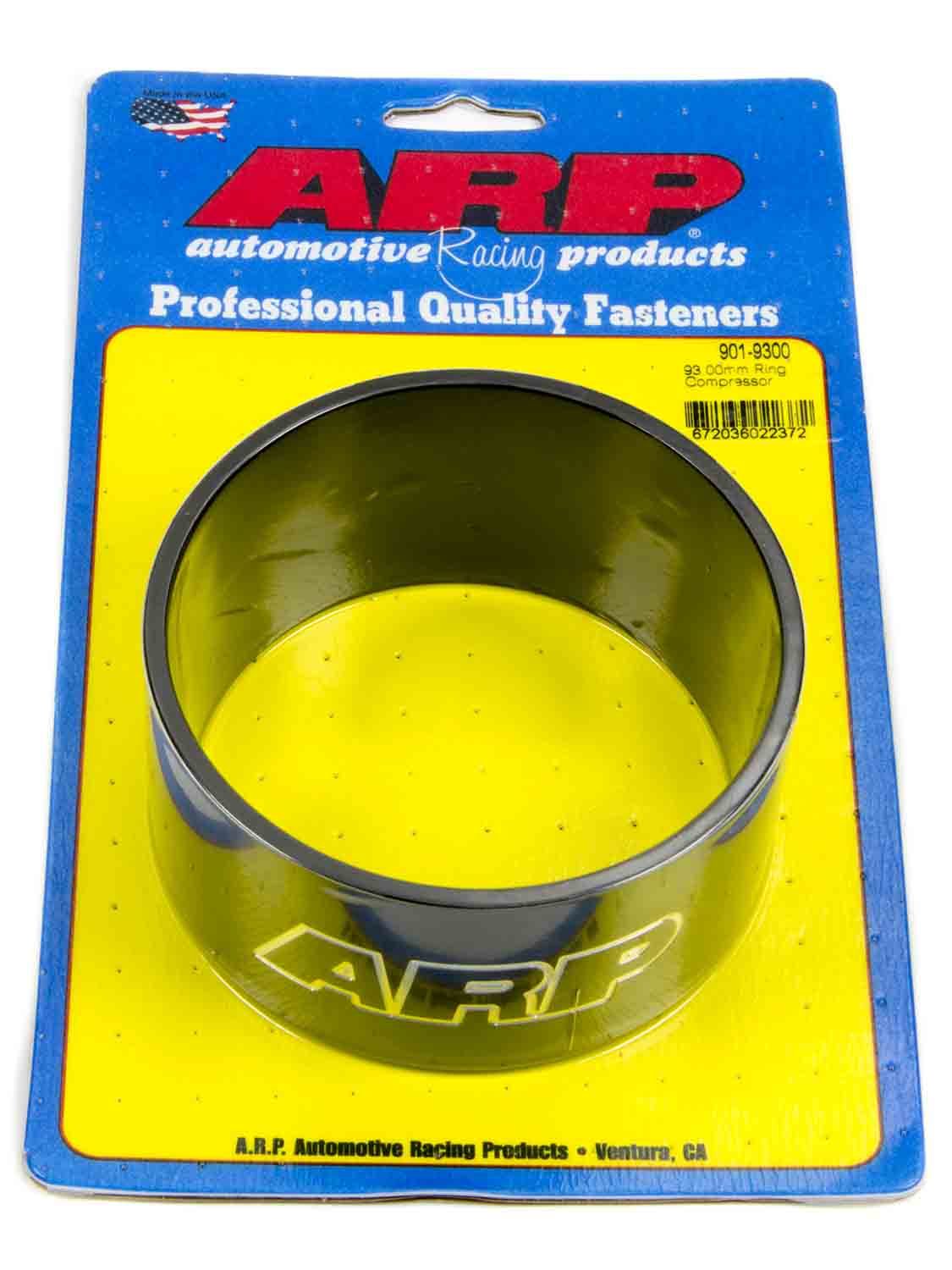 ARP 901-9300 Piston Ring Compressor for 93 mm Bore, Tapered Aluminum, Black Anodized