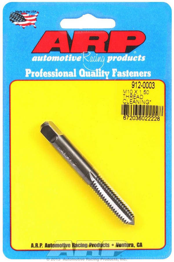 ARP 912-0003 10mm x 1.50 Thread Cleaning Tap, Steel, Universal Fit