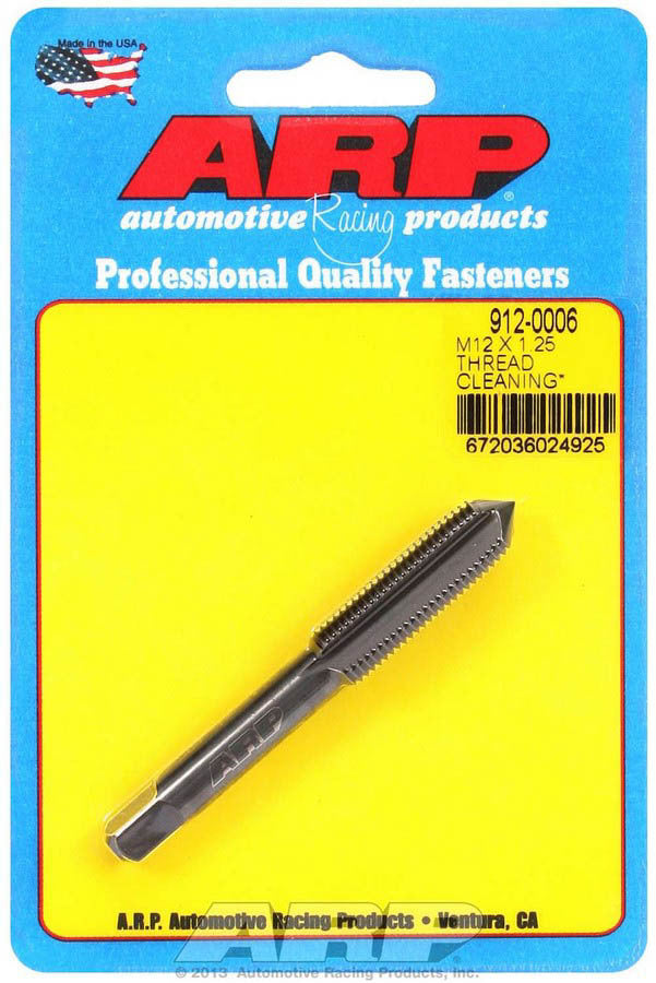ARP 912-0006 12mm x 1.25 Male Thread Cleaning Tap for Engine and Mechanical Repairs