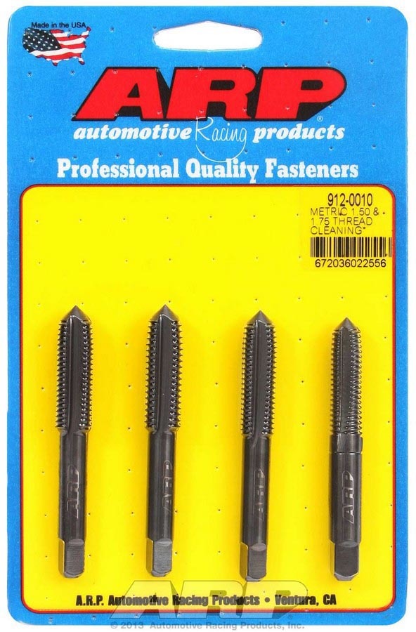 ARP Thread Cleaning Tap Combo 1.50 and 1.75 Male Thread Steel Set of 4