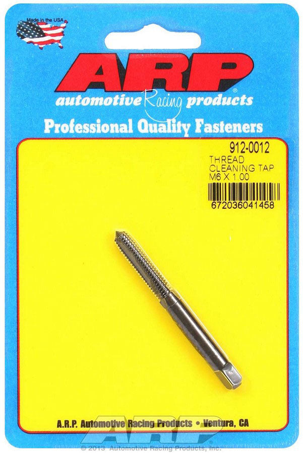 ARP 912-0012 6mm x 1.00 Thread Cleaning Tap Steel Universal