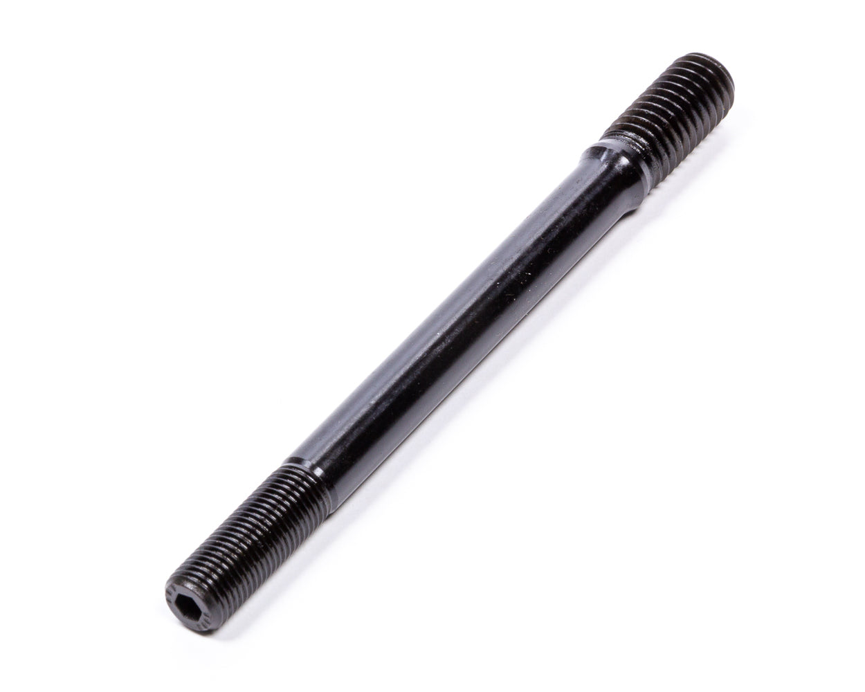 ARP  APJ5.000-2LB  7/16 Inch Neckdown Stud with 3/8-24 and 7/16-14 Thread, 5 Inch Length, Broached, Chromoly Steel, Black Oxide Finish