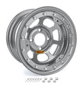 Aero Race Wheels 33-074520S 13x7 Inch Beadlock Steel Wheel with Silver Powder Coat