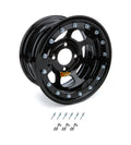 AERO RACE WHEELS 33-174530 13x7 Inch Beadlock Steel Wheel with Black Powder Coat Finish