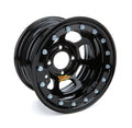 AERO RACE WHEELS 33-184530 Wheel 13x8 Inches with 3 Inch Backspace and 4.50 Inch Bolt Pattern Beadlock Steel Black Powder Coat