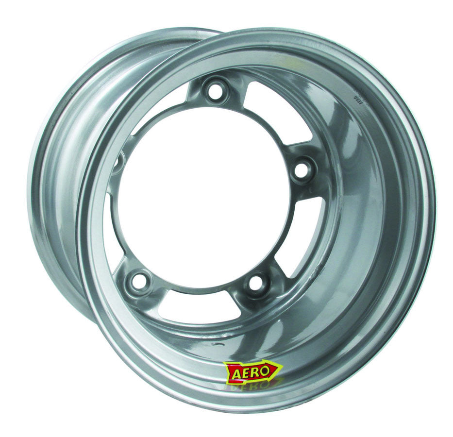 Aero Race Wheels 51-080520 15x8 Inch Steel Wheel with 2 Inch Backspace and Silver Powder Coat Finish