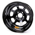 Aero Race Wheels 52-184530 15x8 Inch Steel Wheel with Black Powder Coat Finish and 5x4.50 Bolt Pattern