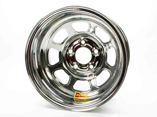 AERO RACE WHEELS 52-285010 15x8 Inch Steel Chrome Wheel with 5x5 Inch Bolt Pattern and 1 Inch Backspace