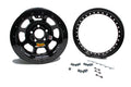 Aero Race Wheels 53-105040B 15x10 Beadlock Steel Wheel with Black Powder Coat Finish