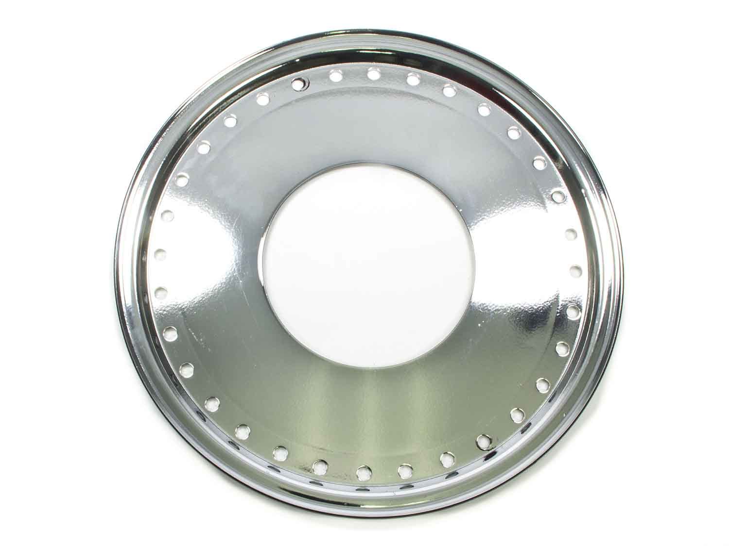 Aero Race Wheels Beadlock Ring and Mud Cover for 15-Inch Wheels, Chrome Finish