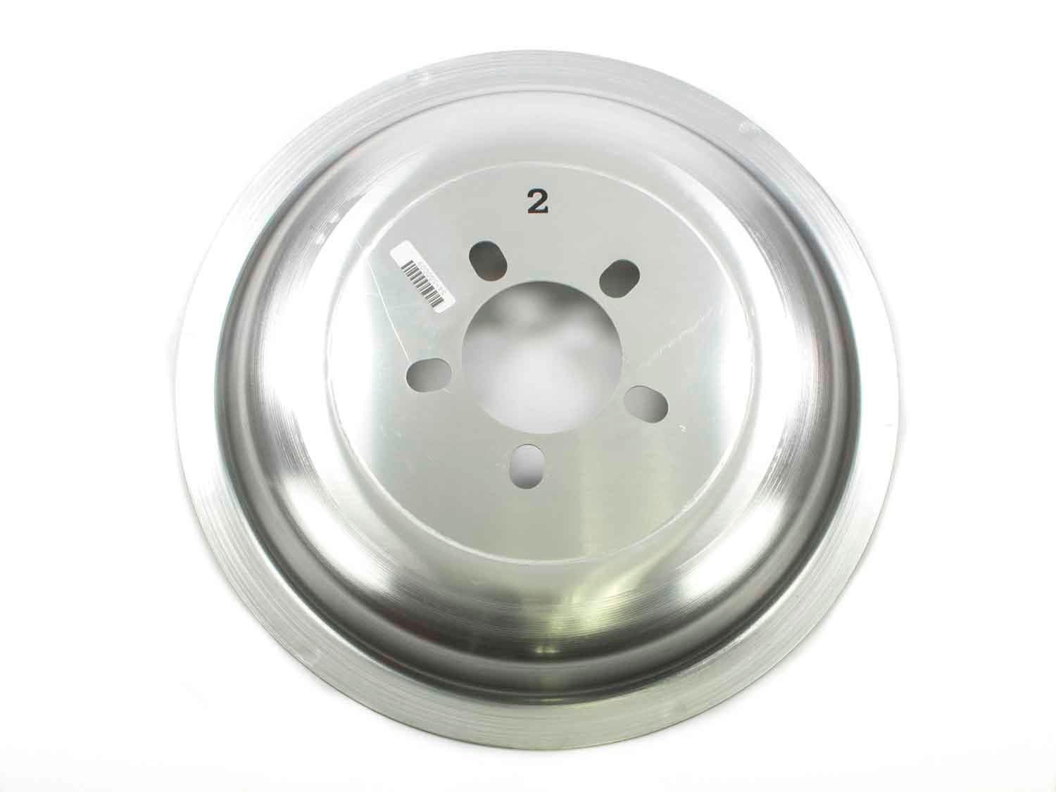 AERO RACE WHEELS 54-500009 Left Rear Inner Mud Cover for 15-Inch Wheels, 2-Inch Offset, Aluminum, Natural Finish