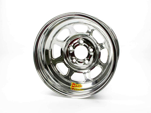 Aero Race Wheels 56-284710 15x8 Inch Chrome Steel Wheel with 1 Inch Backspace and 5x4.75 Bolt Pattern