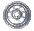 AERO RACE WHEELS 58-004730 15x10 Inch Steel Wheel with Silver Powder Coat Finish
