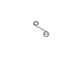 Aero Race Wheels P905504 Replacement Spring for Beadlock Ring, 1-3/8 Inch Length, 0.250 Inch Reach, Steel, Natural Finish