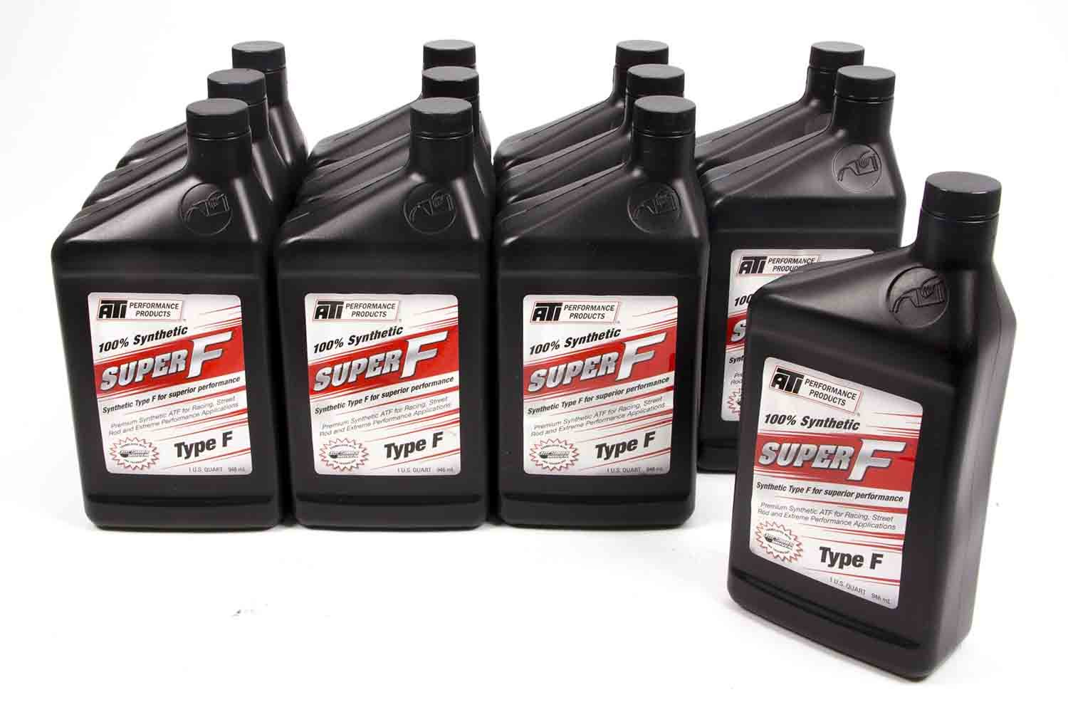 ATI Performance 100001-12 Super F Synthetic Transmission Fluid 1 Quart Bottles - Set of 12