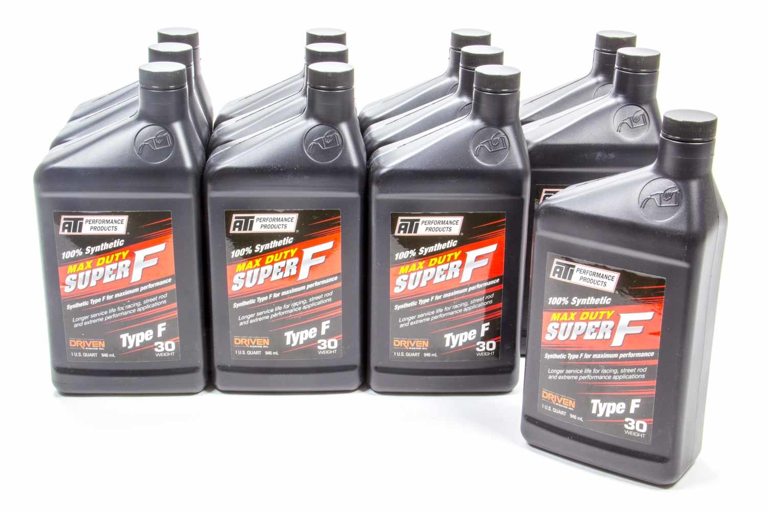 ATI Performance Max Duty Super F Synthetic Transmission Fluid 1 Quart Bottles, Set of 12