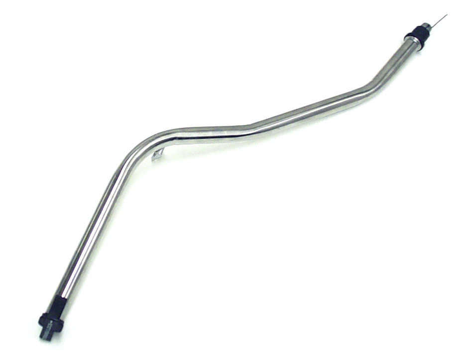 ATI Performance Locking Transmission Dipstick and Tube for Ford C-4, 20-inch Steel Cadmium Finish