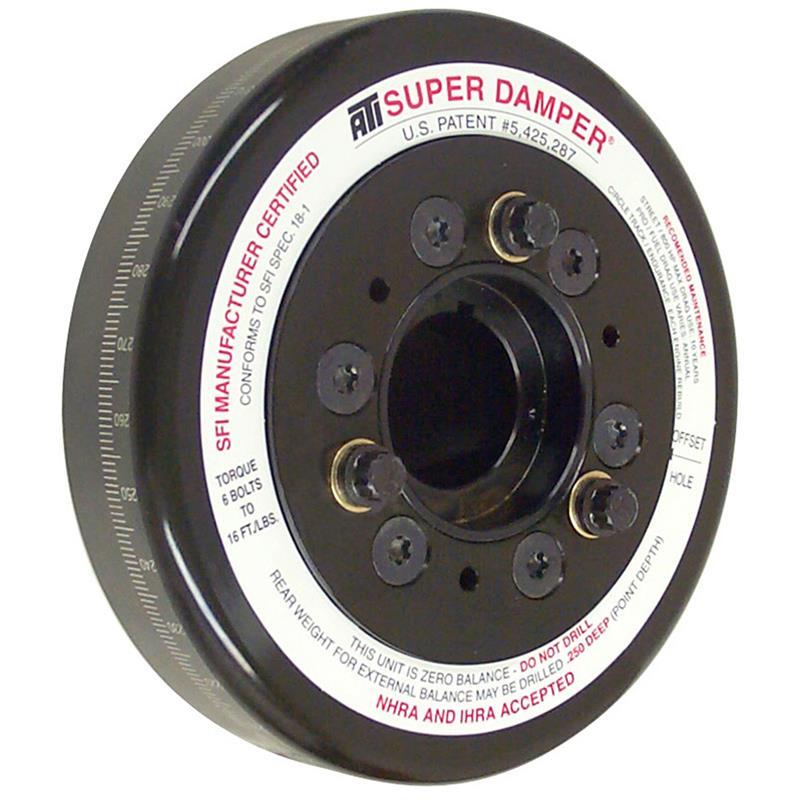 ATI Performance SBC 6.325 Harmonic Damper with Big Block Chevy Snout, SFI 18.1 Certified