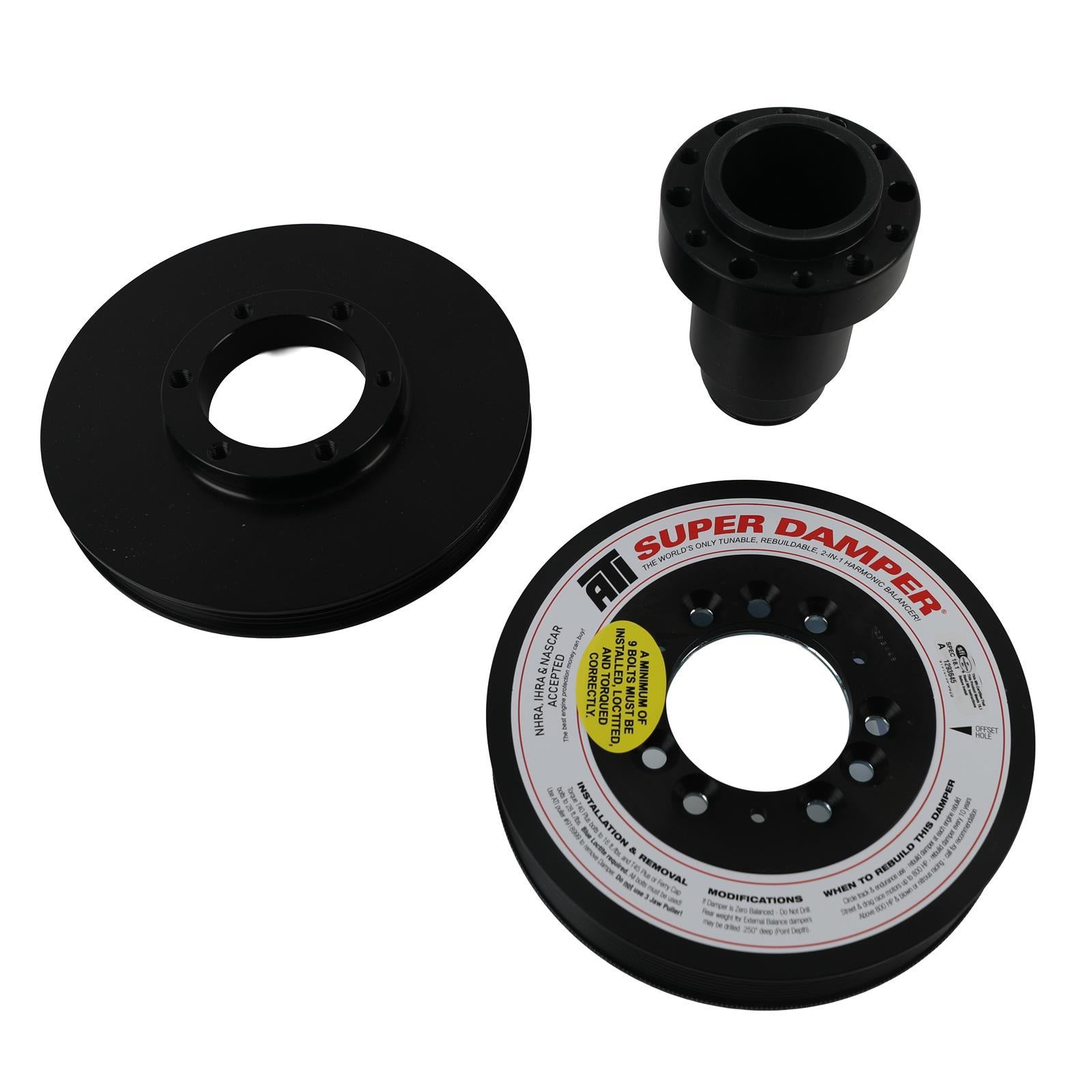 ATI Performance 917285 Super Damper Steel Harmonic Balancer for GM LS Series Vehicles