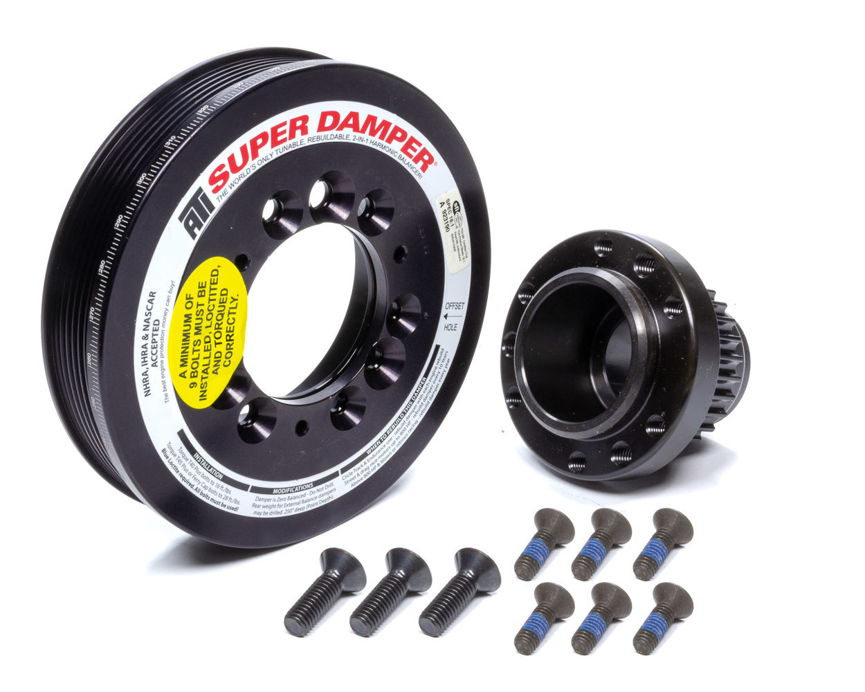 ATI Performance LS6 6.78 Inch Harmonic Balancer SFI 18.1 Serpentine Super Damper for GM LS-Series Engines