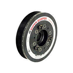 ATI Performance Ford FE Series Harmonic Balancer 7.074 Inch Diameter Super Damper with Steel Construction and Black Oxide Finish