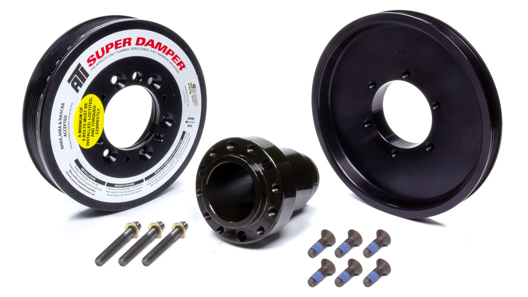 ATI Performance LS3 7.480 Inch Harmonic Damper Serpentine Super Damper with Internal Balance