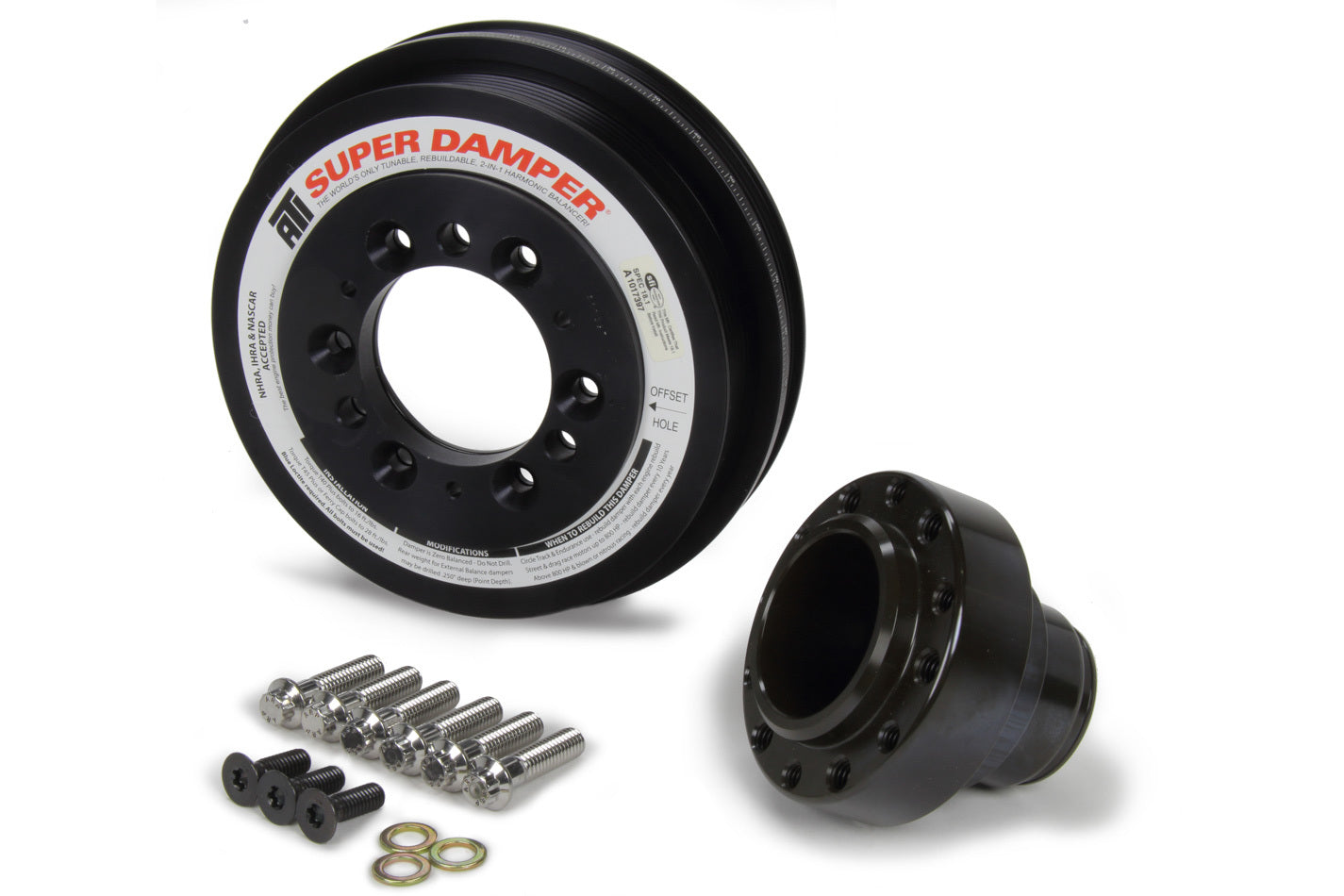ATI Performance Chevy LT1 Harmonic Damper 4 & 6 Groove Serpentine Super Damper