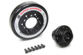 ATI Performance BBC 918870E Harmonic Balancer, 7.074 Inch Outer Diameter, Aluminum and Steel Construction, Black Oxide Finish, Internal Balance for Big Block Chevy Engines
