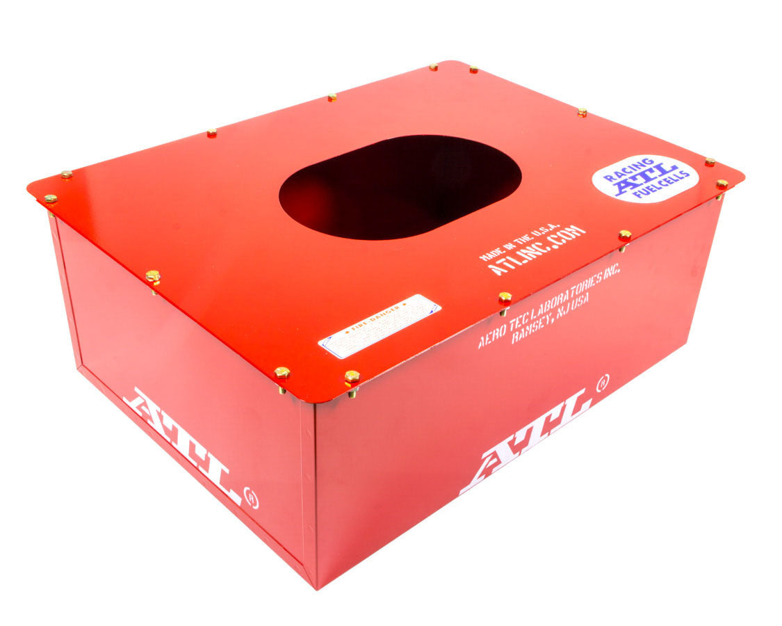 ATL Fuel Cells CN-UN-007 Steel Fuel Cell Container, 15 Gallon, Red Powder Coat Finish