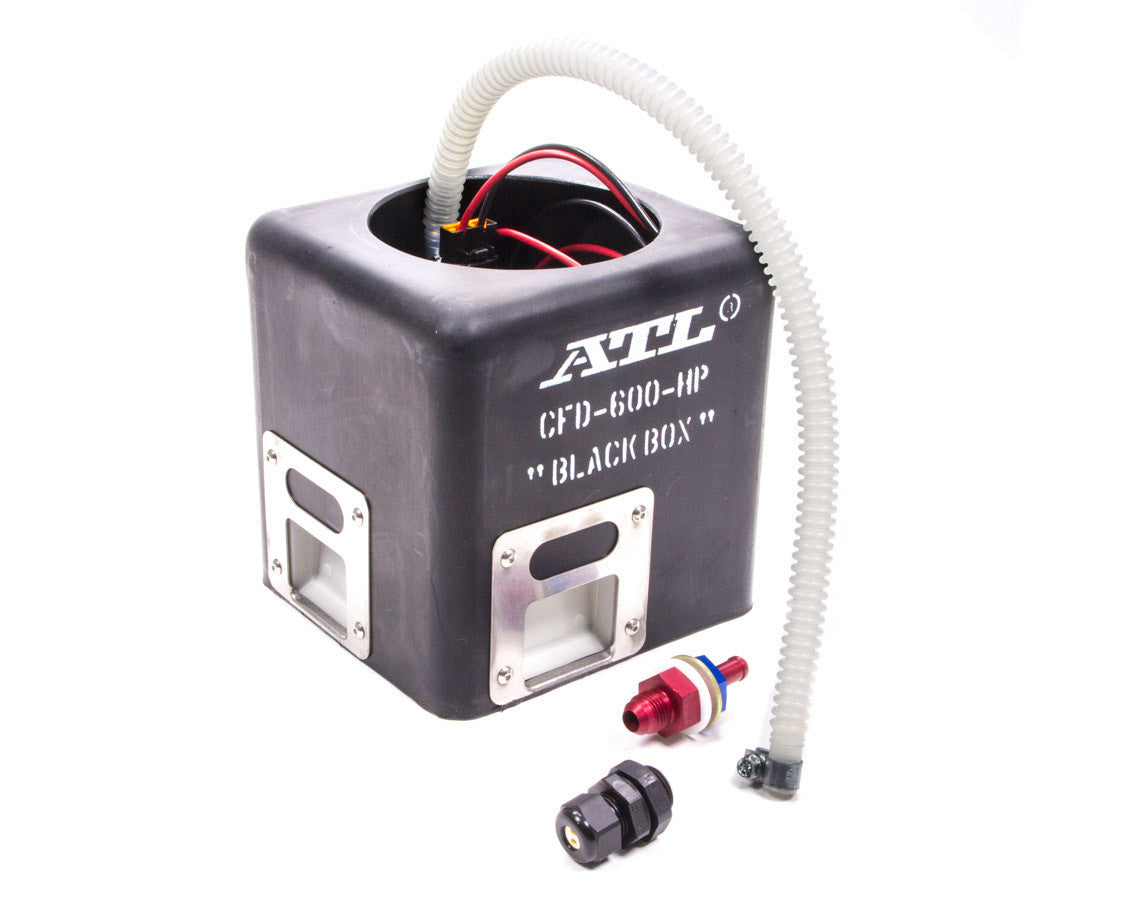 ATL Fuel Cells CO-AA-012 Black Box Surge Kit with CFD-104 HP Electric Fuel Pump, 80 GPH at 100 PSI, 5/16 Inch Hose Barb Outlet