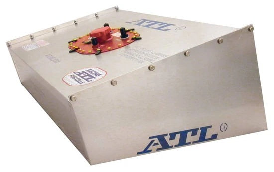 ATL Fuel Cells DD-UN-110 Super Cell 100 Fuel Cell 18 Gallon Wedge Design Steel Red Powder Coat