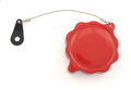 ATL FUEL CELLS FI-AD-008 Fuel Cell Filler Cap with Twist Lock, 2-1/4 Inch Inner Diameter, Steel, Red Powder Coat Finish