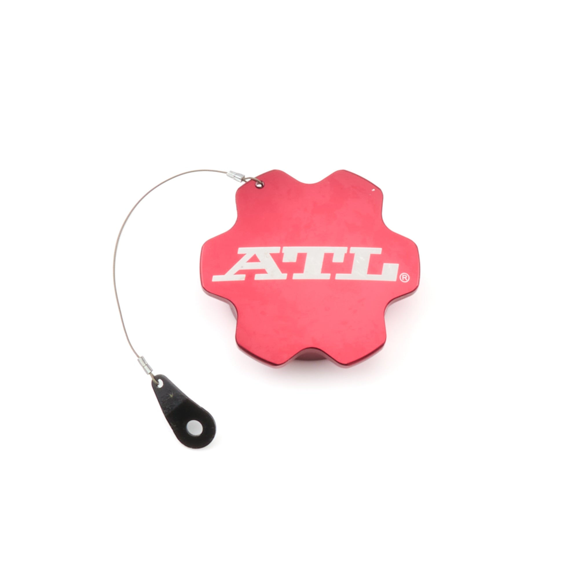 ATL Fuel Cells FL-AD-068 Billet Aluminum Fuel Filler Cap with Red Anodized Finish, 2.25 Inch Inner Diameter