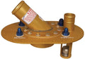ATL Fuel Cells PT-BG-040 Fuel Cell Filler Plate with Remote Fill, 2-1/4 Inch OD Neck, Flat Mount, 12-Bolt Flange, Aluminum, Gold Anodized