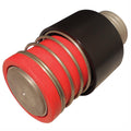 ATL Fuel Cells RE-AG-003 Dry Break Valve, 2-1/4 Inch Male, Black and Red Finish