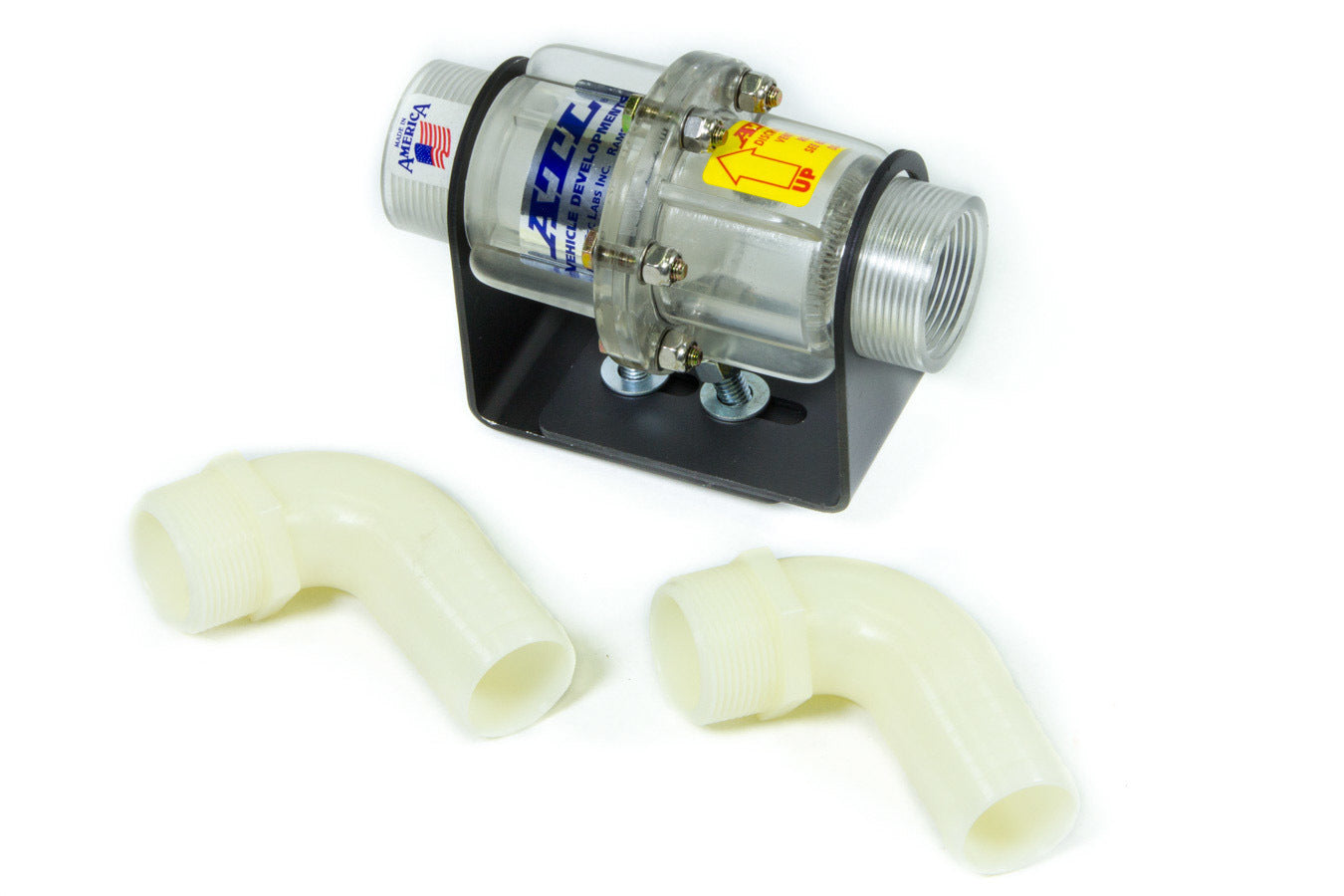 ATL Fuel Cells TC-AF-010 Discriminator Valve 1-1/4 Inch Male Inlet and Outlet Plastic Clear