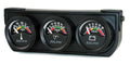 Autometer 2391 Electric Gauge Panel Assembly with Oil Pressure, Voltmeter, and Water Temperature Gauges, 1-1/2 Inch Diameter, Black Face