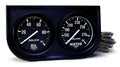Autometer 2392 2-Inch Black Mechanical Gauge Panel for Oil Pressure and Water Temperature