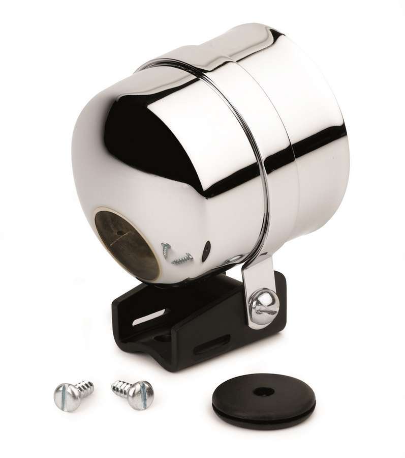Autometer 3203 Chrome 2-5/8-Inch Mechanical Gauge Mounting Cup with Pedestal Mount