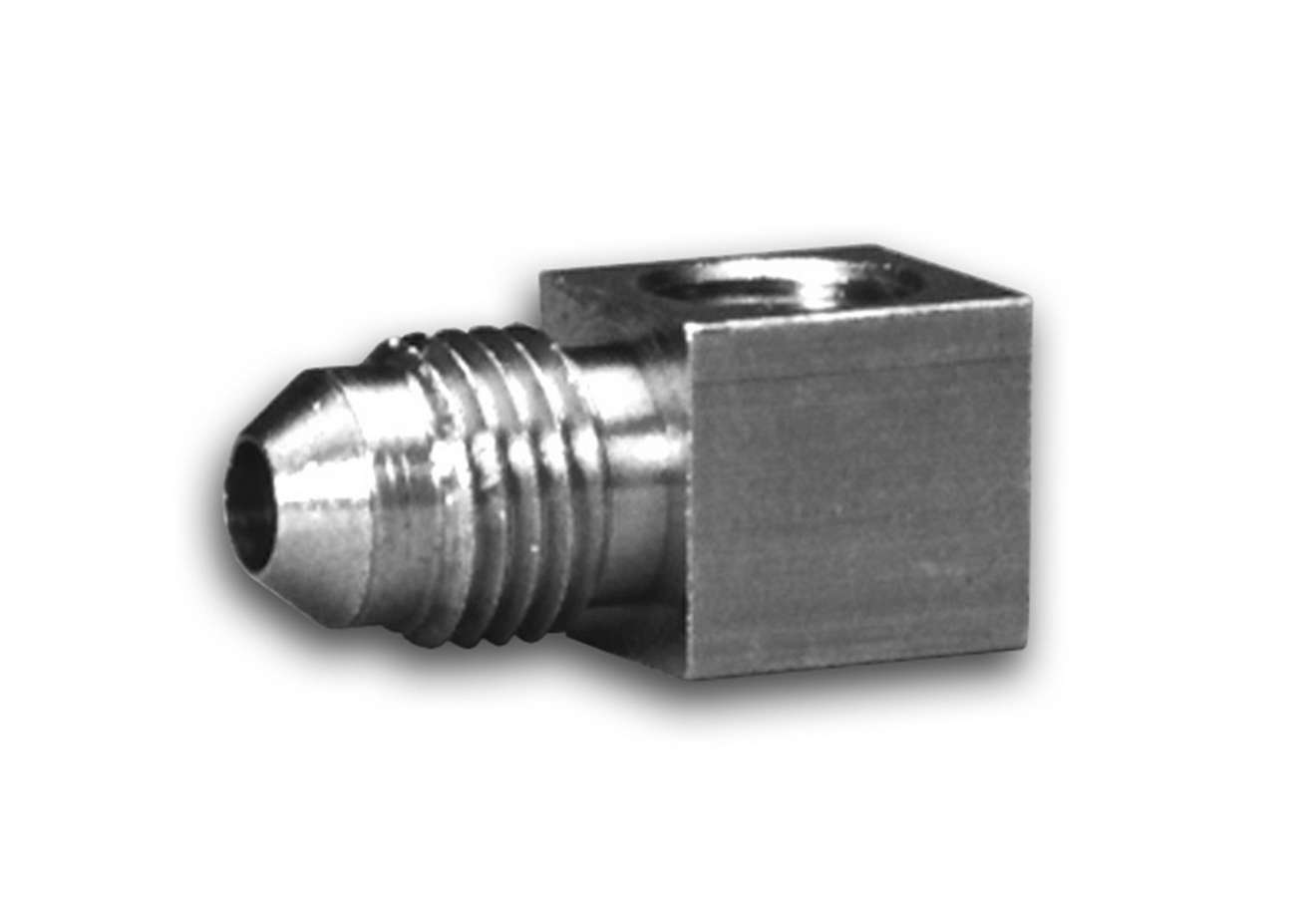 Autometer 3271 90 Degree Brass Adapter Fitting for Mechanical Pressure and Vacuum Gauges