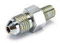 Autometer Fuel Rail Adapter 3275 Straight 4AN Male to 1/16 Inch NPT Male Steel Zinc Coated