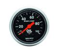 Autometer 3321 Mini Sport-Comp Oil Pressure Gauge 0-100 psi Mechanical Analog